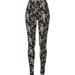Legginsy damskie Urban Classics Soft AOP. Czarne legginsy damskie Urban Classics, bez wzorów. Za 116.50 zł.