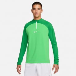 Bluza treningowa męska Nike Drifit Academy. Zielone bluzy męskie Nike, m, bez wzorów, sportowe, bez ramiączek, bez kaptura. W wyprzedaży za 200.75 zł.