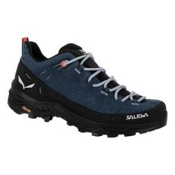 Buty trekkingowe damskie Salewa Alp Trainer 2. Niebieskie obuwie trekkingowe damskie Salewa, z materiału, bez zapięcia. Za 959.99 zł.