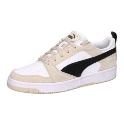 Tenisówki Puma Model Rebound V6 Low Sd Kolor Biały. Białe trampki męskie Puma, bez wzorów, z materiału, bez zapięcia. Za 237.00 zł.