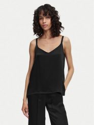 ACCESS FASHION Top 63-2221-875 Czarny Regular Fit. Czarne topy damskie ACCESS FASHION, xs, bez wzorów, z wiskozy, bez kołnierzyka, bez ramiączek. Za 289.99 zł.