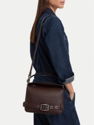 G-Star Raw Torebka C-LDA9536 Brązowy ciemny. Brązowe listonoszki damskie G-Star, bez wzorów, ze skóry, bez dodatków. Za 279.99 zł.