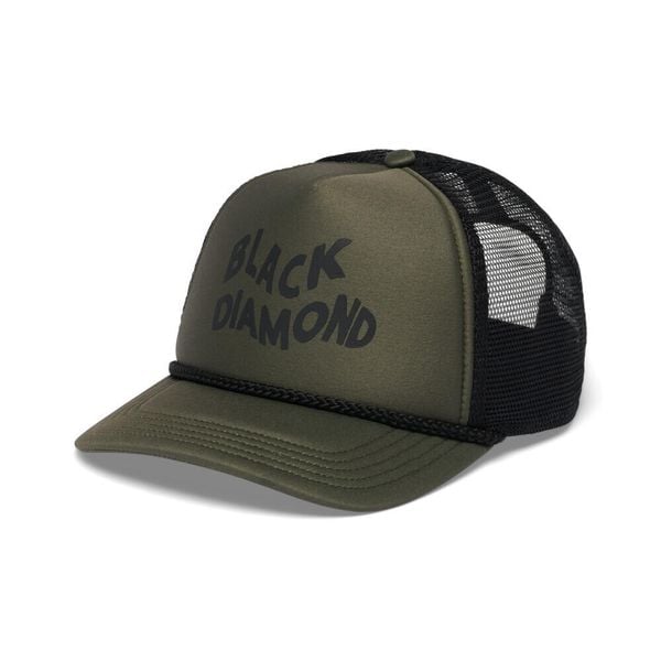 Czapka Trucker Black Diamond Flat Bill. Zielone czapki damskie Black Diamond, bez wzorów, sportowe. Za 203.50 zł.