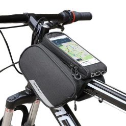 Czarna torba na ramę rowerową Wozinsky 1,5L. Czarne torby na ramię męskie Wozinsky, z materiału, na ramię. Za 107.60 zł.