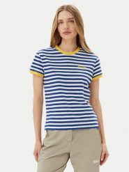 Napapijri T-Shirt Baie NP0A4ILB Niebieski Regular Fit. Niebieskie t-shirty damskie Napapijri, m, bez wzorów, z bawełny, bez kołnierzyka, bez ramiączek. Za 129.99 zł.