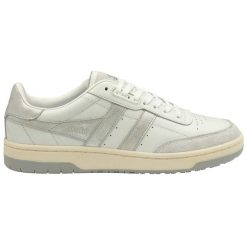 Sneakersy damskie Gola Falcon Mirror. Białe obuwie sportowe damskie Gola, bez wzorów, bez zapięcia. Za 470.50 zł.