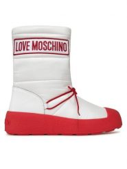 LOVE MOSCHINO Śniegowce JA15855H0HIN010B Biały. Białe śniegowce damskie Love Moschino, z materiału, bez zapięcia. Za 1,769.00 zł.