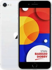 Smartfon poleasingowy Apple IPHONE SE 2020 64GB WHITE | KL A+. Białe smartfony Apple. Za 589.00 zł.