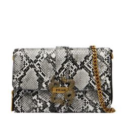 Torebka Just Cavalli. Szare torebki wizytowe damskie Just Cavalli, bez wzorów, bez dodatków. Za 660.99 zł.