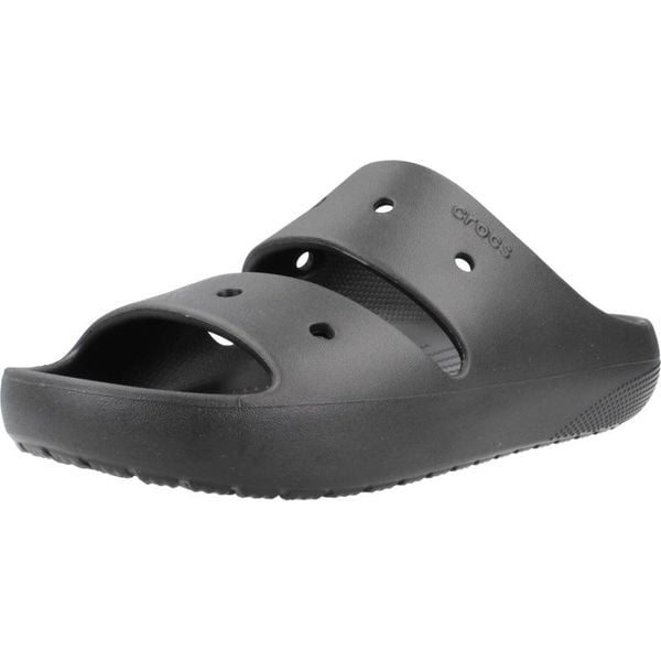 Sandały CROCS CLASSIC SANDAL V2 Czarny. Czarne sandały męskie Crocs, bez wzorów, z gumy, bez zapięcia. Za 233.00 zł.