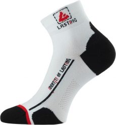 Skarpety trekkingowe Lasting TCU 009 Coolmax. Białe skarpetki damskie LASTING, bez wzorów, z dzianiny. Za 55.00 zł.