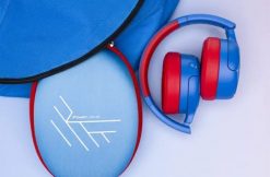 PowerLocus Bluetooth Headphones Tiger BLUE/RED ANC. Czerwone słuchawki bezprzewodowe PowerLocus. Za 102.13 zł.