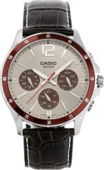 Zegarek Casio ZEGAREK MĘSKI CASIO MTP-1374L 7A1V (zd064c). Zegarki męskie Casio, bez wzorów. Za 407.07 zł.