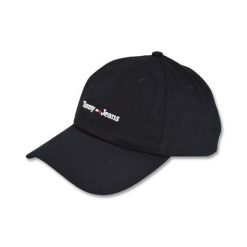 Damska Czapka z daszkiem bejsbolówka Hilfiger Tommy Jeans Sport - AW0AWI4596 0GJ. Czarne czapki damskie Tommy Hilfiger, bez wzorów, z jeansu, sportowe. Za 129.00 zł.