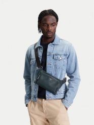 Guess Nerka HMMISA P5214 Zielony. Zielone saszetki i nerki męskie Guess, z aplikacjami, ze skóry. Za 179.99 zł.