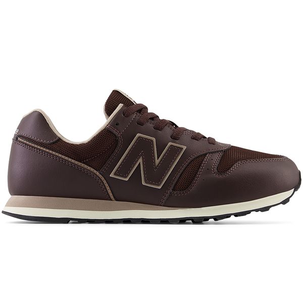 Buty męskie New Balance ML373PL2 – brązowe. Brązowe buty sportowe męskie New Balance, bez wzorów, z gumy, bez zapięcia. Za 299.99 zł.
