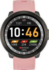 Smartwatch Watchmark WM18 Plus Różowy. Czerwone zegarki smartwatch watchmark, bez wzorów. Za 549.00 zł.