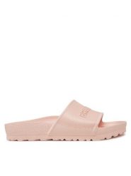 Birkenstock Klapki Barbados Eva 1026141 Różowy. Czerwone klapki damskie Birkenstock, bez wzorów, z tworzywa sztucznego, bez obcasa, bez zapięcia. Za 219.99 zł.