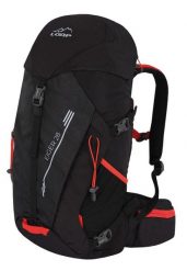 Plecak Eiger 28L Czarny-Czerwony dla Turystów. Czarne plecaki męskie Eiger, bez wzorów, z materiału. Za 290.99 zł.