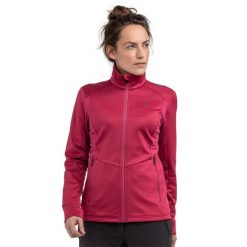 Bluza damska Schöffel Pontre. Czerwone bluzy damskie Schöffel, na zimę, bez wzorów, sportowe, bez ramiączek, bez kaptura. Za 699.99 zł.