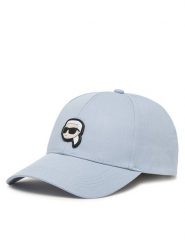 KARL LAGERFELD Czapka z daszkiem A2W33059 Niebieski. Niebieskie czapki damskie KARL LAGERFELD, bez wzorów, z bawełny. Za 179.99 zł.