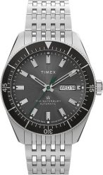 Zegarek Timex Zegarek męski Timex TW2V24900 srebrny. Szare zegarki męskie Timex, bez wzorów, srebrne. Za 1,112.00 zł.