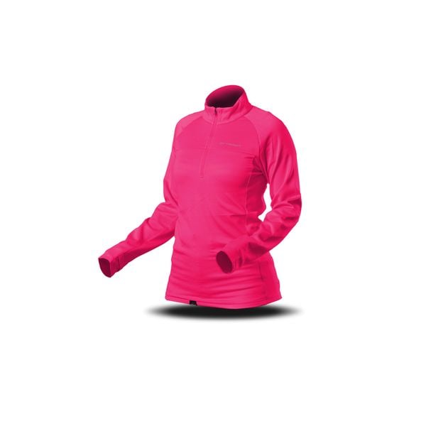 Bluza Trimm CUBE LADY. Czerwone bluzy damskie TRIMM, na zimę, bez wzorów, z polaru, sportowe, bez ramiączek, bez kaptura. W wyprzedaży za 140.00 zł.