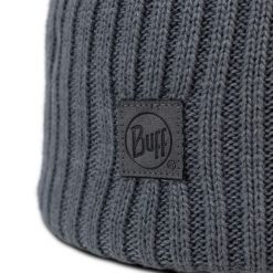 Czapka BUFF KNITTED BEANIE RUTGER IRON. Szare czapki damskie Buff, bez wzorów, z dzianiny. Za 139.13 zł.