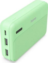 Hama Power Pack Pocket 10 10000 mAh 2X USB-A zielony. Zielone powerbanki . Za 59.90 zł.