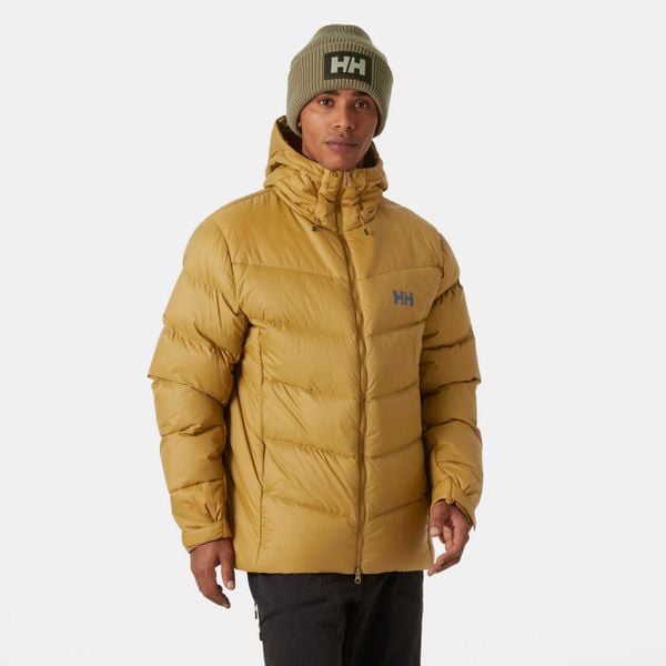 Kurtka z kapturem Helly Hansen Verglas Icefall. Brązowe kurtki męskie Helly Hansen, na zimę, m, bez wzorów, z puchu, casualowe, z kapturem. Za 1,123.00 zł.