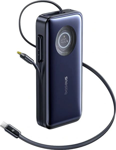 Baseus EnerCore CR11 20000 mAh USB-C 100W czarny. Czarne powerbanki . Za 209.00 zł.