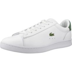 Tenisówki Lacoste Model Carnaby Set Kolor Biały. Białe trampki męskie Lacoste, bez wzorów, z materiału, bez zapięcia. Za 473.30 zł.