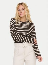 ONLY Bluzka New Soph 15337134 Brązowy Regular Fit. Brązowe bluzki damskie ONLY, l, bez wzorów, z bawełny, bez kołnierzyka, bez ramiączek. Za 109.99 zł.