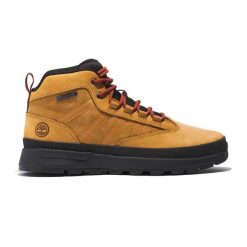 Buty męskie Timberland Euro Trekker Mid Leather. Czarne buty zimowe męskie Timberland, na zimę, bez wzorów, bez obcasa, bez zapięcia. Za 399.99 zł.