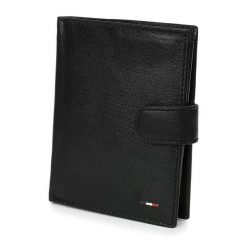 Zestaw męski skórzany premium Beltimore portfel pasek T94 : Kolory - czarny, Rozmiar pasków - r.90-105 cm. Czarne paski męskie bez wzorów. Za 137.49 zł.
