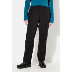 Damskie Spodnie softshell wodoodporne profilowane kolana polarowa podszewka. Czarne spodnie sportowe damskie Ulla Popken, na lato, bez wzorów, z materiału, sportowe, trekkingowe. Za 432.99 zł.