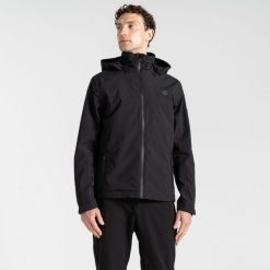 Kurtka przeciwdeszczowa męska Switch Out II. Brązowe kurtki męskie Dare 2B, m, bez wzorów, z materiału, sportowe, bez kaptura. W wyprzedaży za 349.99 zł.