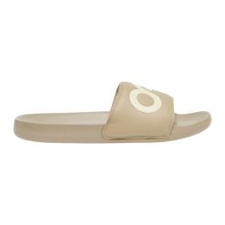 Klapki basenowe Oakley B1b Slide 2.0. Brązowe klapki damskie Oakley, bez wzorów, bez obcasa, bez zapięcia. Za 142.00 zł.