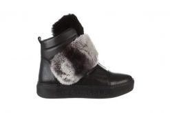 Śniegowce Bayla-161 017 2021 Black 161234, Czarny, Skóra naturalna - 36. Czarne śniegowce damskie Bayla, z futra, bez zapięcia. W wyprzedaży za 269.10 zł.