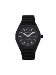 Armani Exchange Zegarek Sync AX4301 Czarny. Czarne, analogowe zegarki męskie Armani Exchange, bez wzorów, ze stali. Za 889.99 zł.