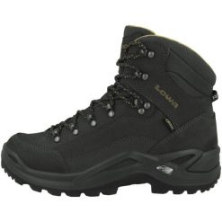 Buty trekkingowe męskie Lowa Renegade Gtx Mid. Czarne trekkingi męskie Lowa, na zimę, z materiału, za kostkę, bez zapięcia. Za 754.50 zł.