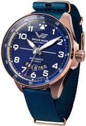Zegarek męski Vostok Europe NH35A-325B746NBL niebieski. Niebieskie zegarki męskie Vostok Europe, bez wzorów. Za 2,844.25 zł.