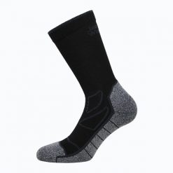 Skarpety Jack Wolfskin Vojo Sock Cl C. Czarne skarpetki damskie Jack Wolfskin, bez wzorów, z elastanu. Za 69.99 zł.