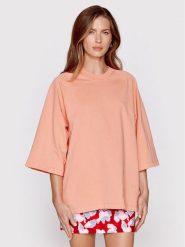 Samsøe Samsøe Bluzka Brianna F22200009 Różowy Loose Fit. Czerwone bluzki damskie Samsøe & Samsøe, xl, bez wzorów, z bawełny, bez kołnierzyka, bez ramiączek. Za 399.99 zł.