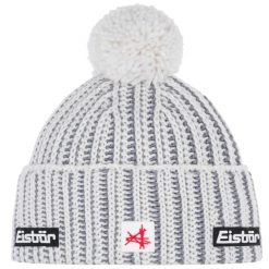 Czapka zimowa Ronda Pompon SA. Białe czapki damskie Eisbar, na zimę, bez wzorów, z bawełny. Za 264.40 zł.