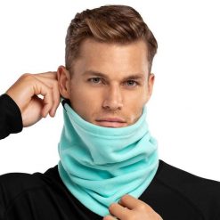 Termiczny komin do sportów zimowych męski SIROKO Blunt Turquoise. Niebieskie szaliki męskie SIROKO, bez wzorów. Za 106.00 zł.