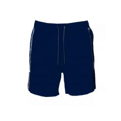 Bokserki pływackie Mężczyzna EMPORIO ARMANI CONNECTED Swimwear. Niebieskie bokserki męskie EA7, bez wzorów, ze skóry. Za 405.15 zł.