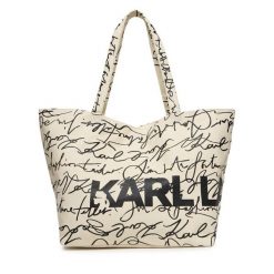 Torebka KARL LAGERFELD. Shopperki damskie KARL LAGERFELD, bez wzorów, bez dodatków. Za 269.99 zł.