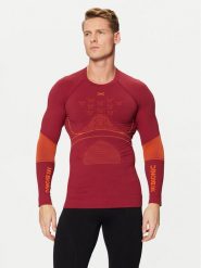 X-Bionic Bielizna termoaktywna górna Energy Accumulator 4.0 Shirt Lg Sl EA-WT06W19M Bordowy Slim Fit. Czerwona bielizna sportowa męska X BIONIC, m, bez wzorów, z syntetyku, narciarskie. Za 509.99 zł.