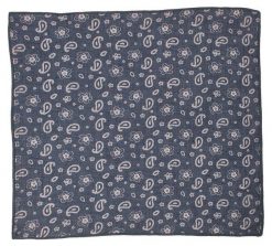 Popielata Elegancka Męska Poszetka -ALTIES- Szara, Wzór Paisley, Nerka. Szare saszetki i nerki męskie Alties, bez wzorów, z materiału. Za 29.00 zł.